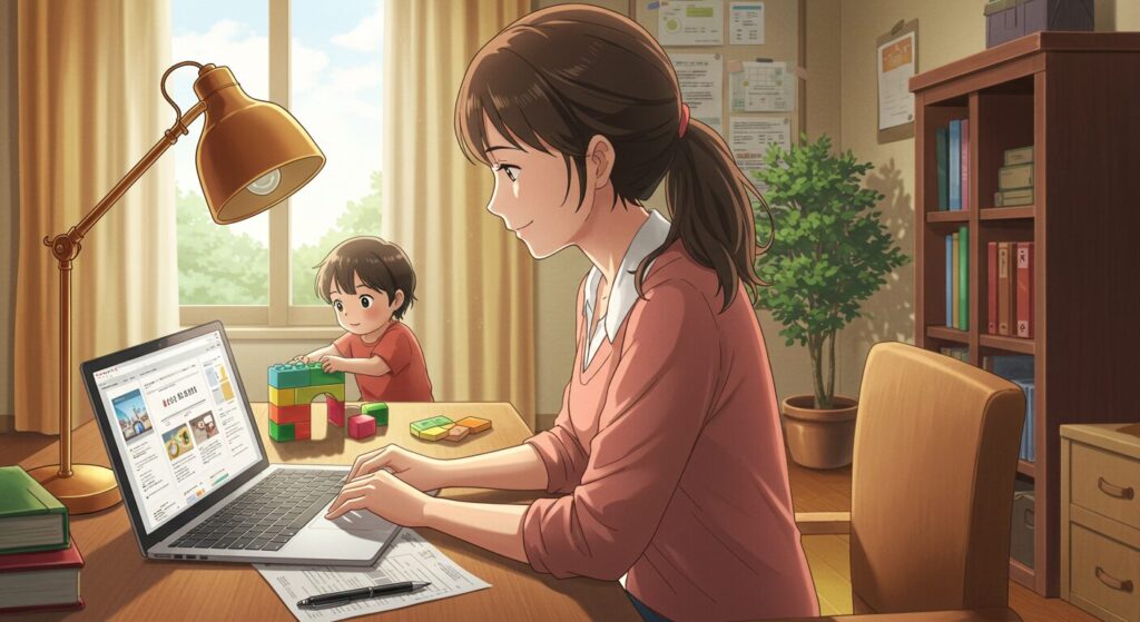 Webデザイナー　シングルマザー