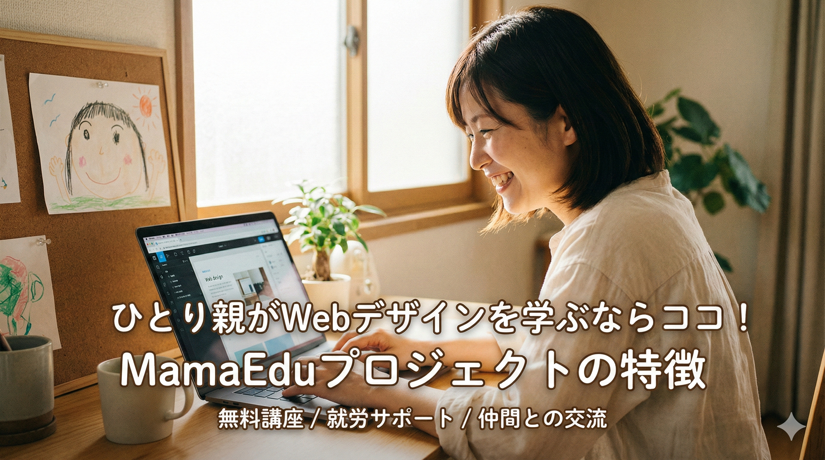 ひとり親がWebデザインを学ぶならココ！MamaEduプロジェクトの