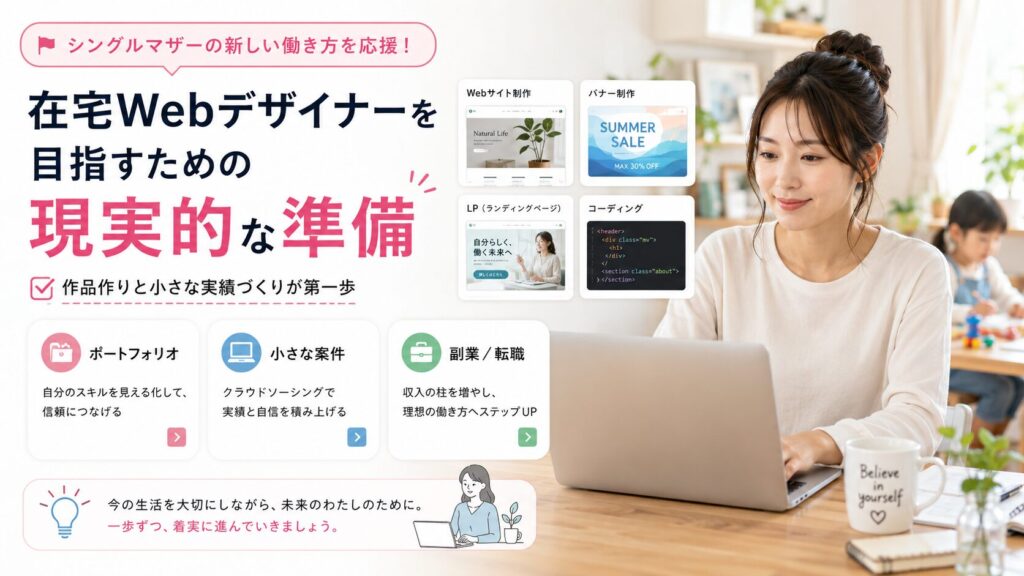 在宅Webデザイナーを目指すための現実的な準備