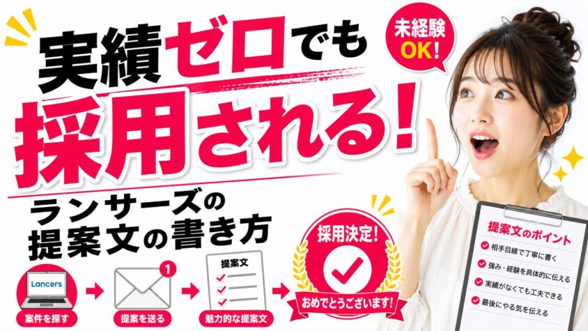 ランサーズの案件獲得のコツ